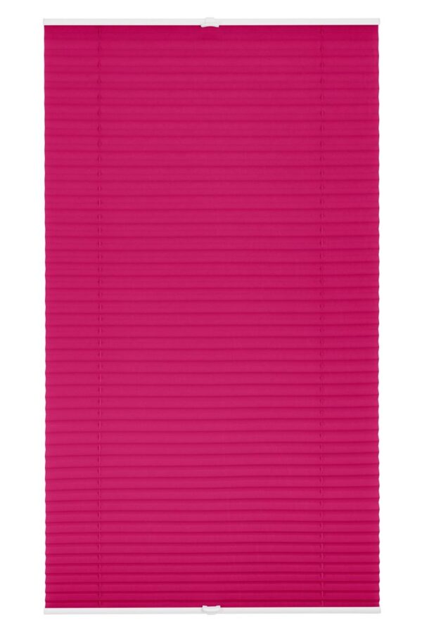 4250434105116-1 Lichtblick Plissee Klemmfix, ohne Bohren, verspannt – Fuchsia, 45 cm x 130 cm (B x L)