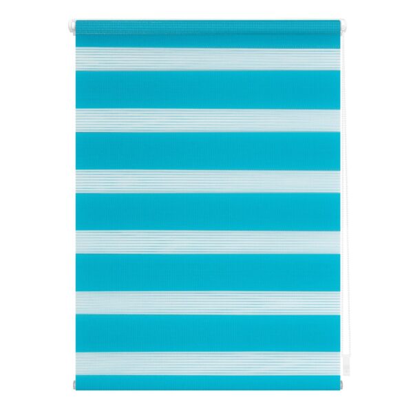 4250434105505-1 Lichtblick Duo – Rollo Klemmfix, ohne Bohren – Blau, 80 cm x 200 cm (B x L)