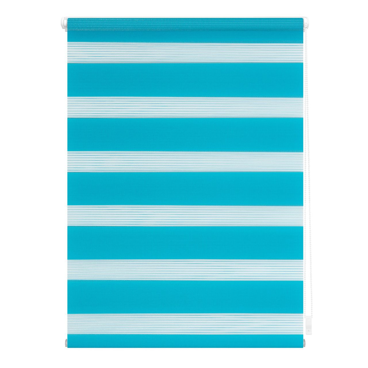 Lichtblick Duo – Rollo Klemmfix, ohne Bohren – Blau, 80 cm x 200 cm (B x L)