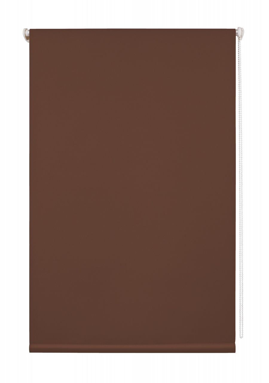 Lichtblick Thermo – Rollo Klemmfix, ohne Bohren, Verdunkelung – Braun, 70 cm x 150 cm (B x L)