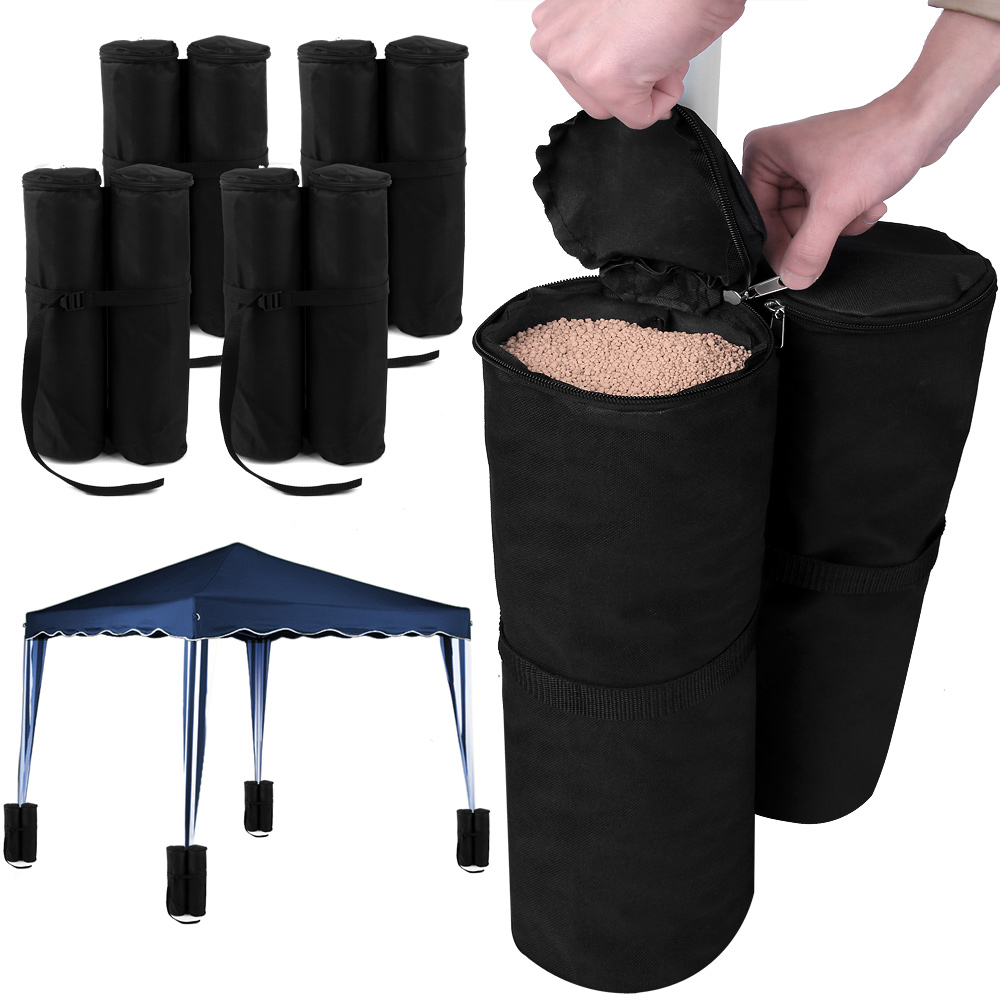 Casaria Deuba Pavillon Standsicherung – 4 Elemente mit je 2 Säcken zum Befüllen