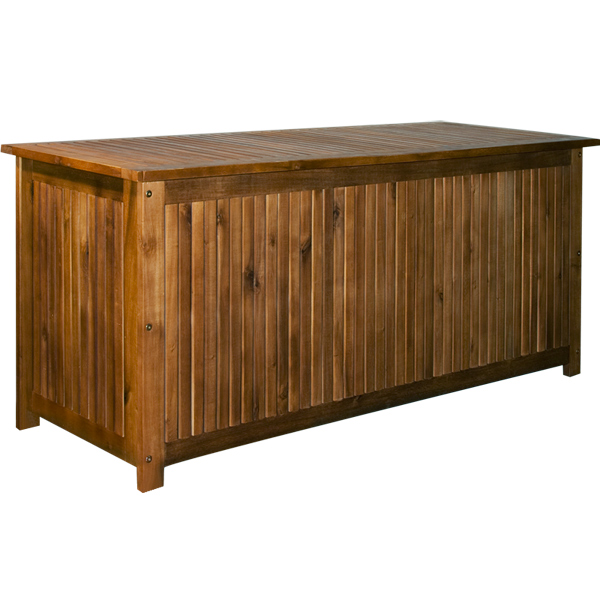 Casaria Deuba Auflagenbox 117 cm aus Akazienholz