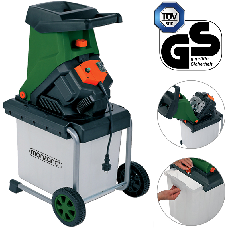 Casaria Deuba Gartenhäcksler 50l 2500 W