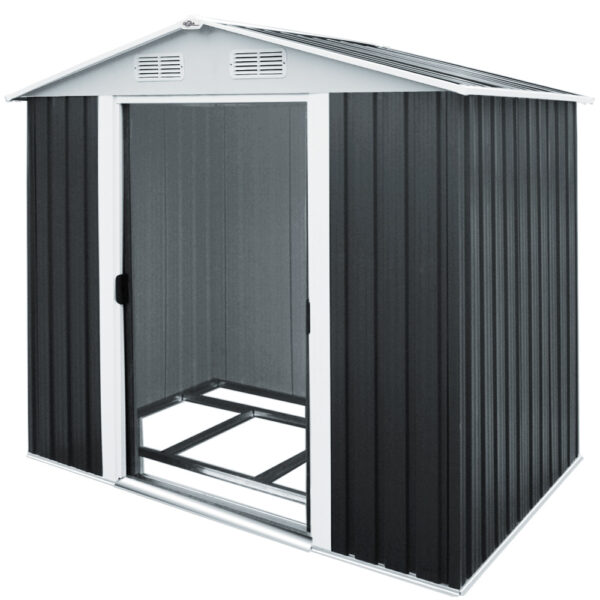 Casaria Deuba Gartenhaus aus Metall 5 m²