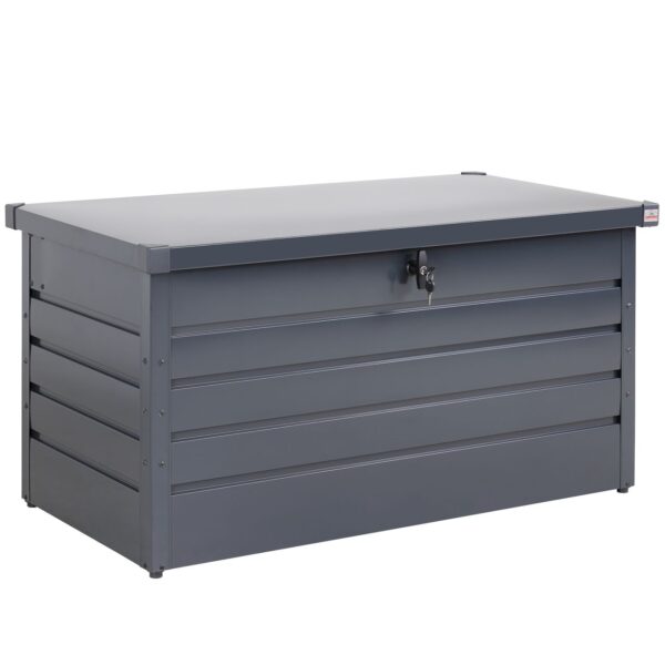 Gardebruk Auflagenbox Metall abschließbar 120 x 63 x 62cm anthrazit