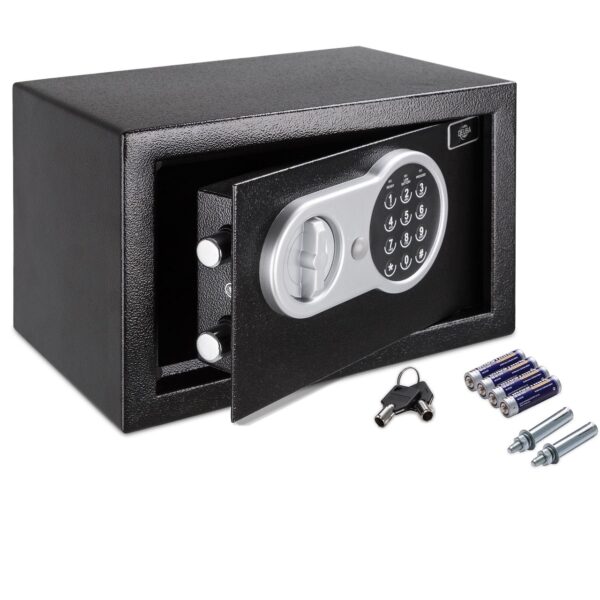 4250525390254-1 Deuba Deuba Tresor – Safe elektrisch klein 31 x 20 x 20cm schwarz