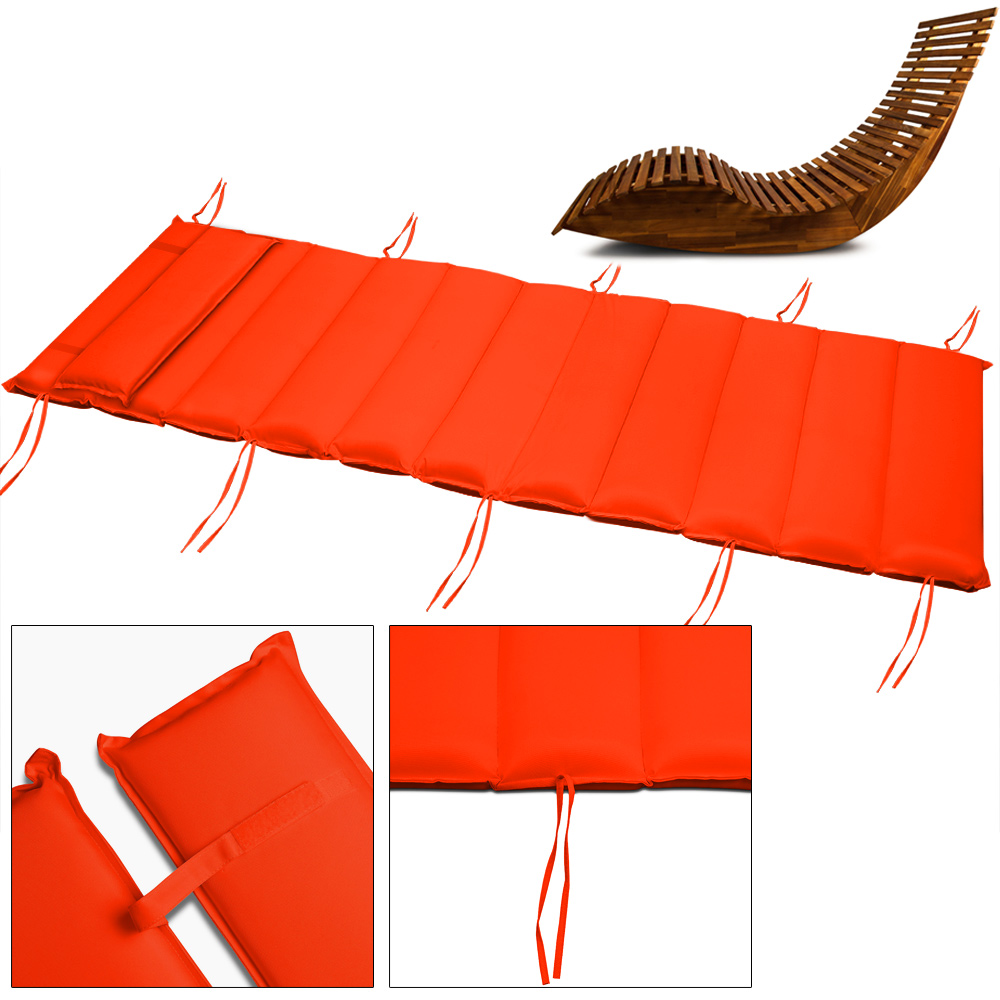 Detex Auflage Saunaliege inkl Kopfkissen Auflage: 177 x 58 x 7cm Kopfteil: 56 x 17 x 4cm anthrazit