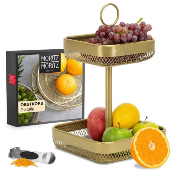 Moritz & Moritz Etagere gold Metall H: ca. 35,5 cm Moritz & Moritz Etagere gold Metall H: ca. 35,5 cm