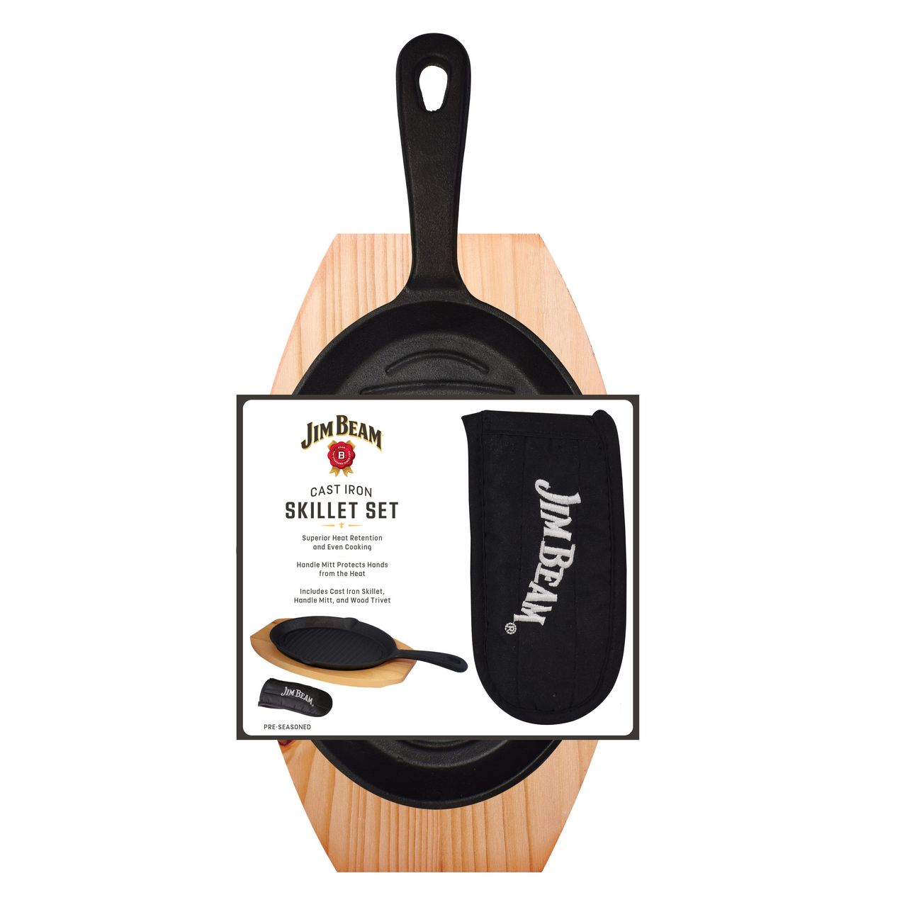 Jim Beam Gusseiserne Bratpfanne