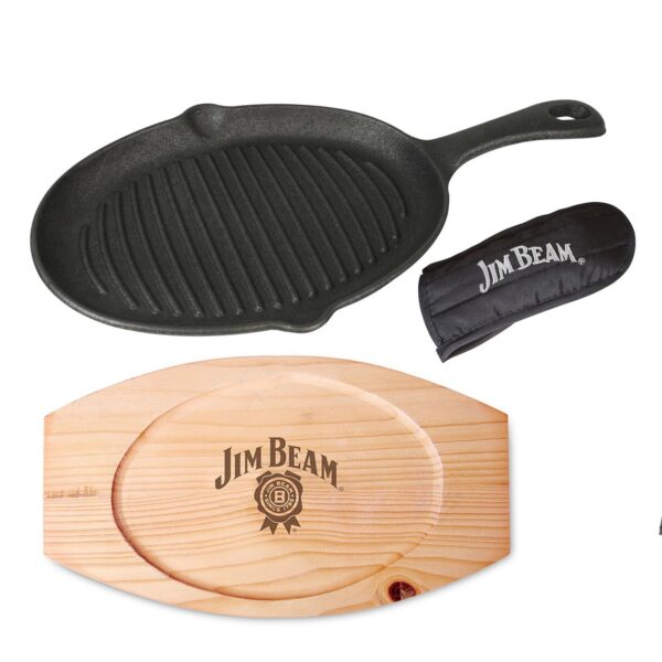Jim Beam Gusseiserne Bratpfanne
