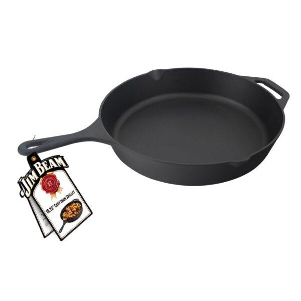 4250679506150-2 Jim Beam Gusseiserne Bratpfanne rund 26cm
