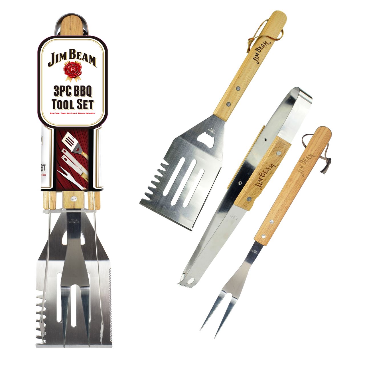 Jim Beam Grillbesteck 3 tlg.