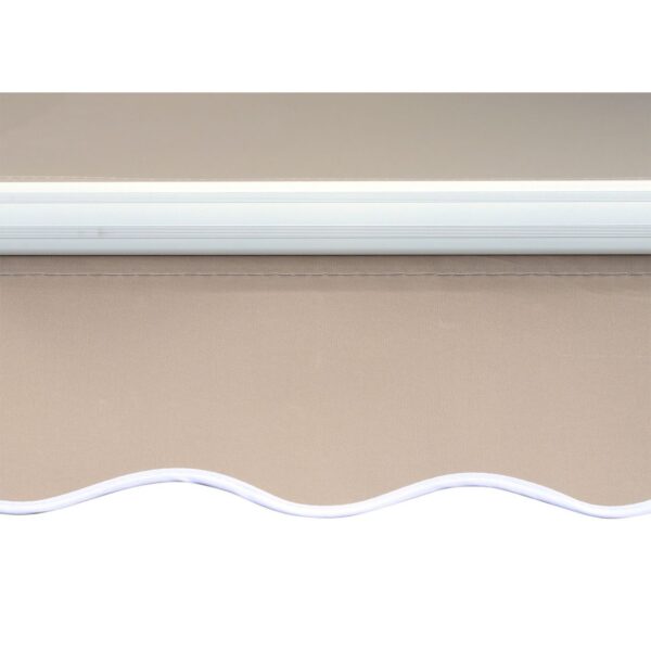 4250871206735-7 Outsunny Markise Gelenkarmmarkise Markise 3m breit Sonnenschutz Beige
