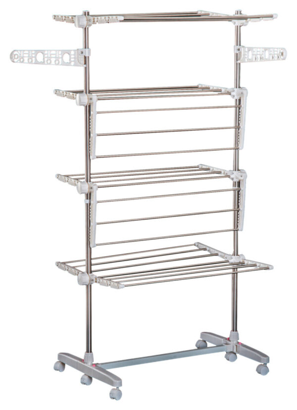 HOMCOM Wäscheständer silber HOMCOM Wäscheständer silber