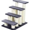 PawHut Katzentreppe grau Spanplatte B/H/L: ca. 42x61x60 cm PawHut Katzentreppe grau Spanplatte B/H/L: ca. 42x61x60 cm