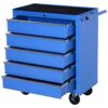Werkstattwagen mit 5 Schubladen blau B/H/T: ca. 67,5x77x33 cm