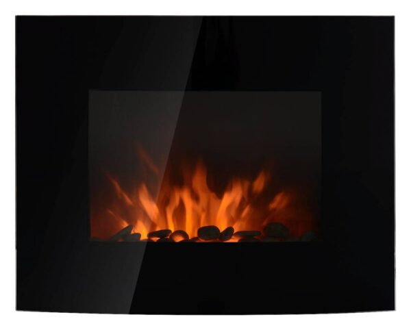 HOMCOM Elektrischer-Kamin MH820-052 schwarz Metall Glas B/H/T: ca. 88,5x56x13,5 cm ca. 2000 W HOMCOM Elektrischer-Kamin MH820-052 schwarz Metall Glas B/H/T: ca. 88,5x56x13,5 cm ca. 2000 W