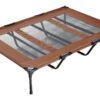 PawHut Hunde Liegeplatz braun Metall B/H/L: ca. 92x23x122 cm