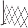 Outsunny Scherengitter Absperrgitter ausziehbar 35 – 300cm Garten Alu Braun