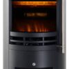 HOMCOM Elektrischer-Kamin 820-087 schwarz Eisen Kunststoff Glas B/H/T: ca. 41x64,5x41 cm ca. 1800 W