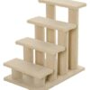 PawHut Katzentreppe hellbraun Spanplatte B/H/L: ca. 43x60x64 cm