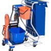 HOMCOM Putzwagen blau Kunststoff B/H/T: ca. 100x103x70 cm HOMCOM Putzwagen blau Kunststoff B/H/T: ca. 100x103x70 cm