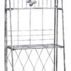 Outsunny Pflanzregal Silbergrau Metall B/H/L: ca. 25x96x44 cm Outsunny Pflanzregal Silbergrau Metall B/H/L: ca. 25x96x44 cm