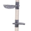 PawHut Kratzbaum grau Spanplatte B/H/L: ca. 34x260x40 cm