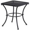 Outsunny Beistelltisch schwarz Metall B/H/L: ca. 45x50x45 cm