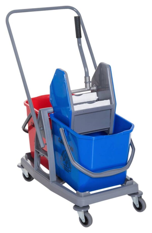 HOMCOM Wischwagen blau Metall B/H/T: ca. 45x92x45 cm HOMCOM Wischwagen blau Metall B/H/T: ca. 45x92x45 cm