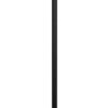 Solarlaterne mit Blumentopf schwarz Aluminium Edelstahl Polypropylen B/H/L: ca. 55x189x60 cm