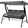 Outsunny Hollywoodschaukel schwarz Stahl B/H/T: ca. 200x170x120 cm Outsunny Hollywoodschaukel schwarz Stahl B/H/T: ca. 200x170x120 cm