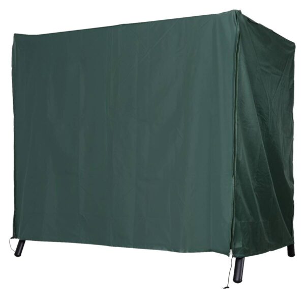 Outsunny Abdeckung für Hollywoodschaukel dunkelgrün Polyester-Mischgewebe B/H/L: ca. 114x152x177 cm