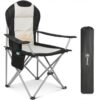 4250902905705-2 Homecall Klappbar Campingstuhl, hochlehner Angelstuhl, mit Getränkehalter