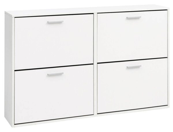 Schuhschrank weiß weiß B/H/T: ca. 120x81x24 cm