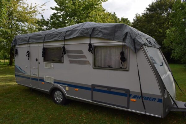 GreenYard GreenYard® Wohnwagen Schutzdach 850 cm Schutzhülle Wohnmobil Abdeckung Dach Garage