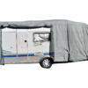 GreenYard ® Wohnwagen Abdeckplane mit Reflektoren Größe L, 610 x 250 x 220 cm