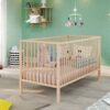 Babybett buche B/H/T: ca. 144x84x78 cm Liegefläche B/L: ca. 70x140 cm