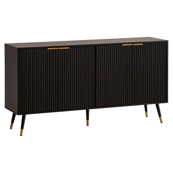 Wohnling Sideboard schwarz B/H/T: ca. 150x81x39 cm