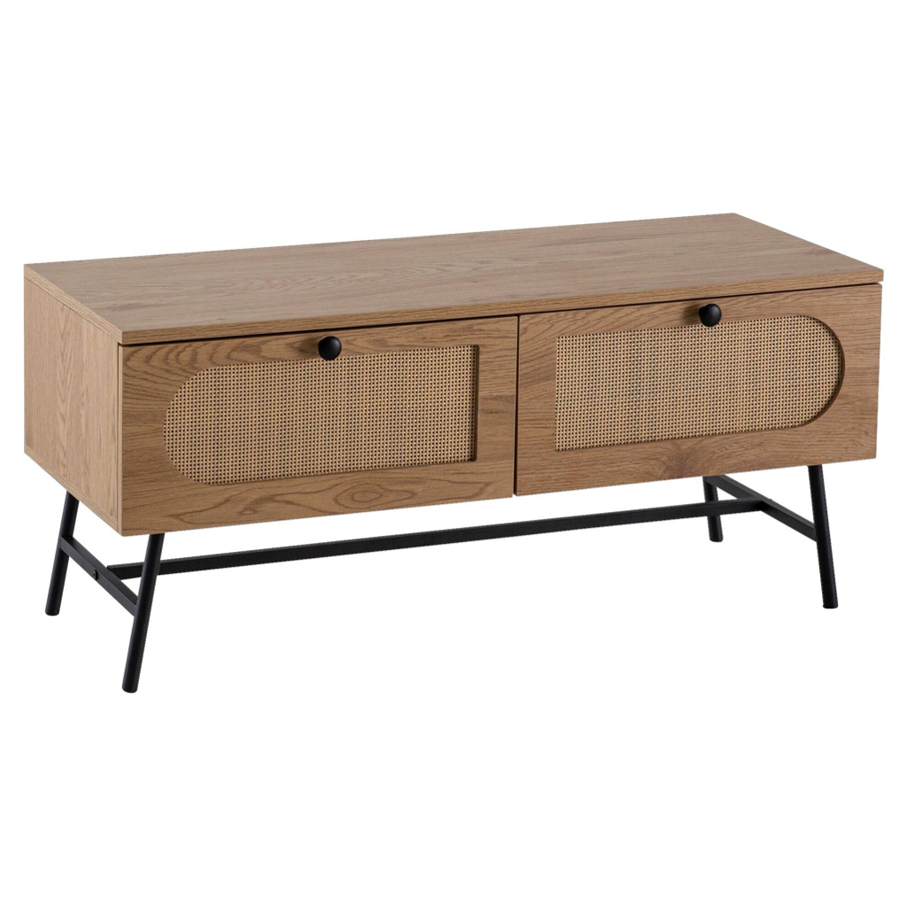 Wohnling Lowboard Eiche Optik B/H/T: ca. 100x45x40 cm