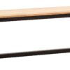 Sitzbank braun B/H/T: ca. 160x45x40 cm