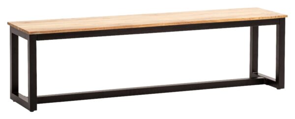 Sitzbank braun B/H/T: ca. 160x45x40 cm