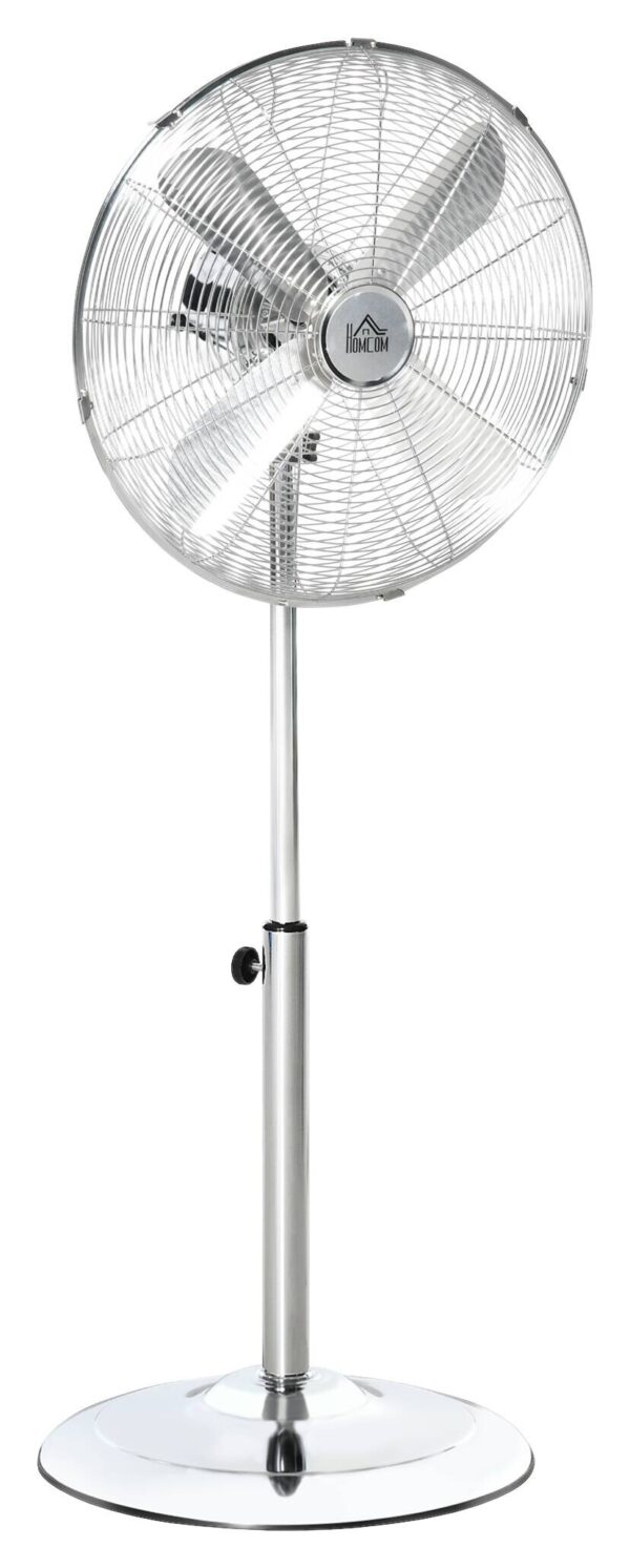 HOMCOM Ventilator silber Polypropylen Edelstahl B/H/L: ca. 44,5x44,5x87 cm HOMCOM Ventilator silber Polypropylen Edelstahl B/H/L: ca. 44,5x44,5x87 cm
