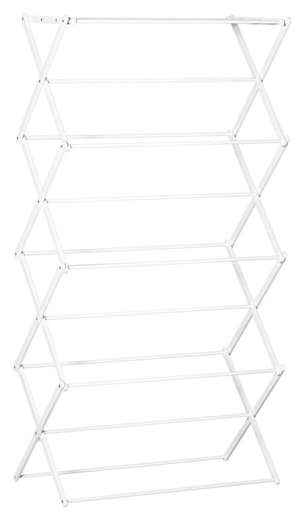 HOMCOM Wäscheständer weiß Kunststoff B/H/L: ca. 35x74x144 cm HOMCOM Wäscheständer weiß Kunststoff B/H/L: ca. 35x74x144 cm
