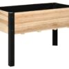 Outsunny Hochbeet schwarz Stahl B/H/L: ca. 60x74x120 cm