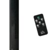HOMCOM Ventilator schwarz Kunststoff Polypropylen Edelstahl B/H/L: ca. 31,5x31,5x117 cm
