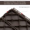 4251774950381-7 Outsunny 9er Set Terassenfliesen Balkon 30x30 cm Garten – Klickfliese Bodenbelag Innen Außen Kunststoff Braun