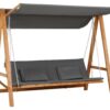 Outsunny Hollywoodschaukel mit Bettfunktion natur Polyester B/H/L: ca. 113x180x225,5 cm Outsunny Hollywoodschaukel mit Bettfunktion natur Polyester B/H/L: ca. 113x180x225,5 cm