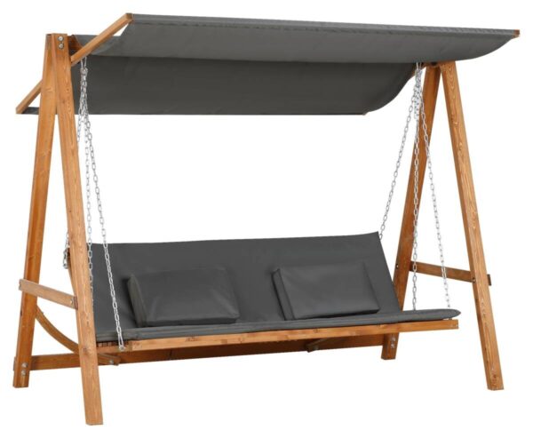 Outsunny Hollywoodschaukel mit Bettfunktion natur Polyester B/H/L: ca. 113x180x225,5 cm Outsunny Hollywoodschaukel mit Bettfunktion natur Polyester B/H/L: ca. 113x180x225,5 cm