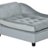 PawHut Hundesofa hellblau Holz B/H/T: ca. 76x42x45 cm PawHut Hundesofa hellblau Holz B/H/T: ca. 76x42x45 cm